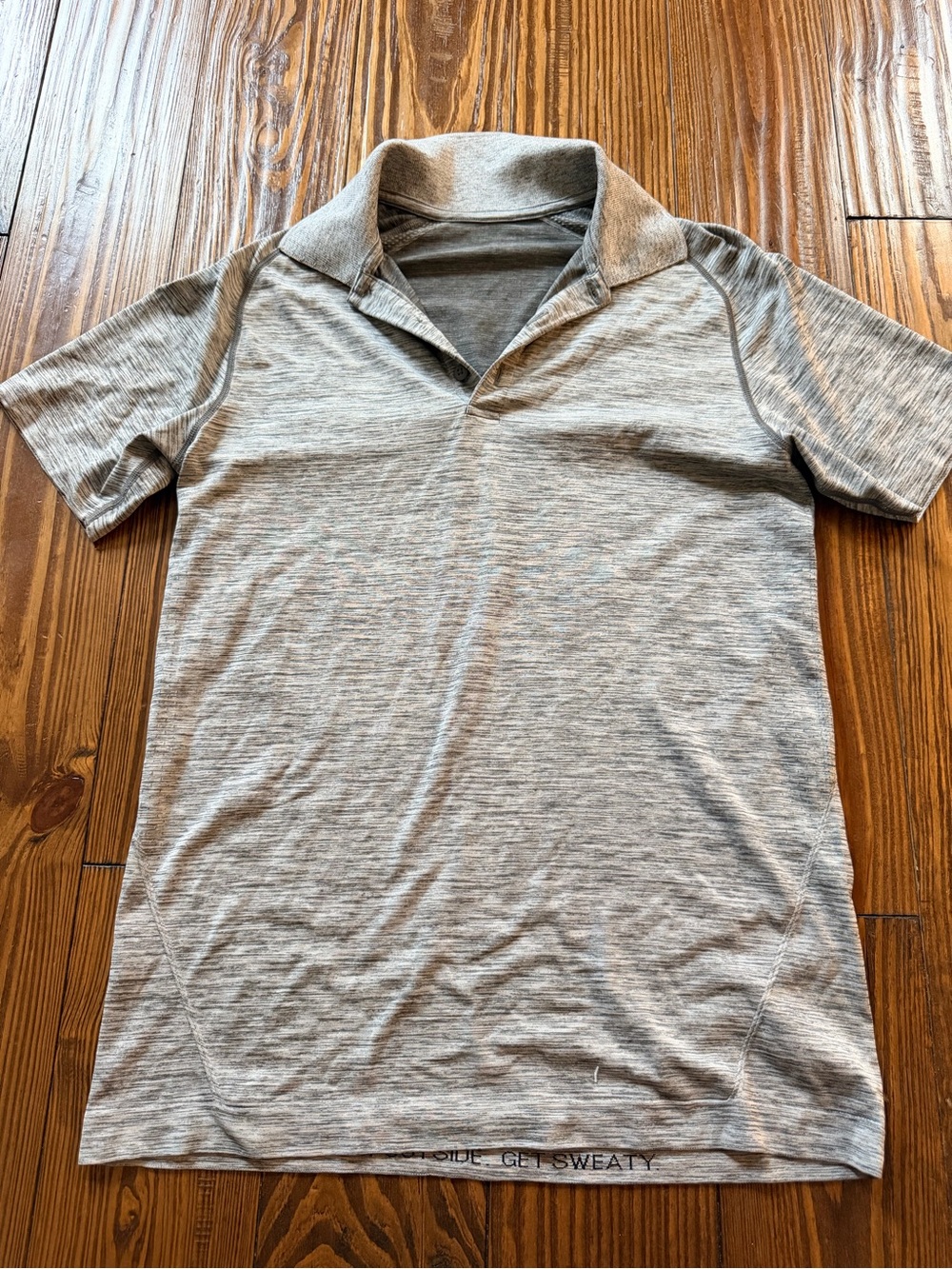 lululemon athletica Men's Light Heather Gray Polo